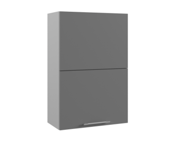 Ройс ВПГПМ 600 Шкаф верхний высокий Blum Aventos HF (Кварц бежевый/корпус Серый)