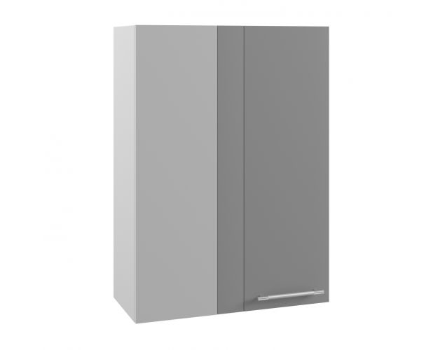 Угловой шкаф Арка ВПУ 650 правый (Штукатурка серая/Серый/верхний/высокий)