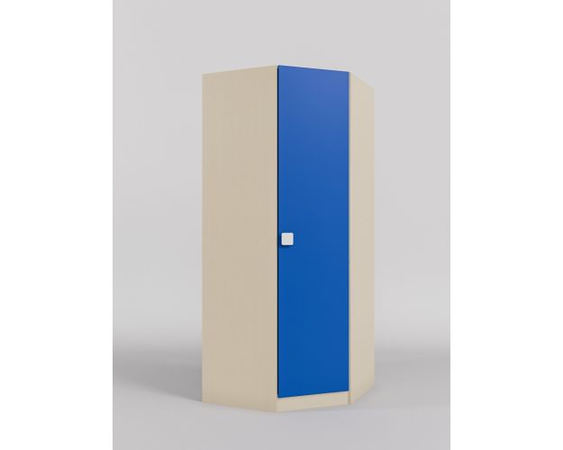 Шкаф угловой (угловая секция) Скай (Синий/корпус Клен)