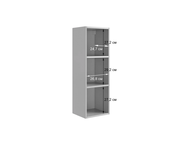 Шкаф навесной Доминика кашемир