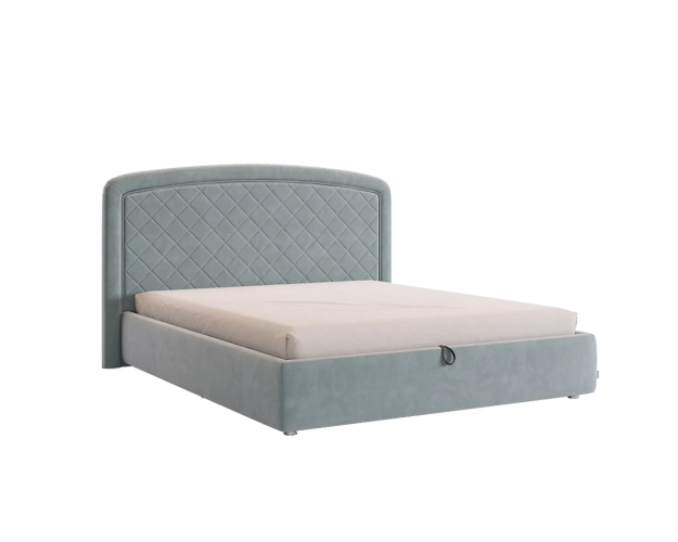 Кровать с подъемным механизмом Сильва 2 1600 оникс (велюр)