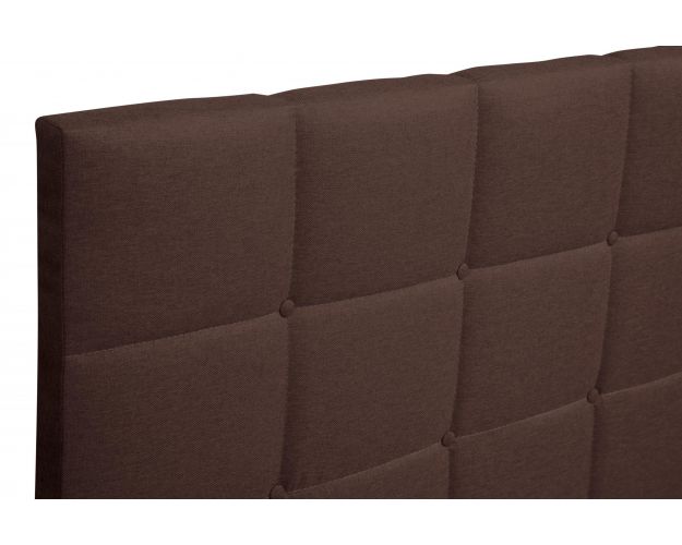 Кровать "Диана" ш. 1400 (Н=1010мм) (жаккард шоколад)