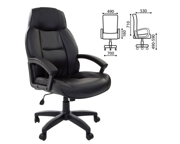 Кресло офисное BRABIX Formula EX-537 (черный)